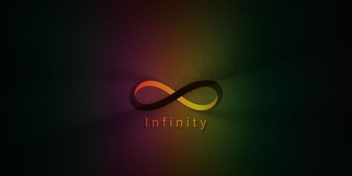 1920x1080 Infinity Wallpaper On Green Black Background Wallpaper