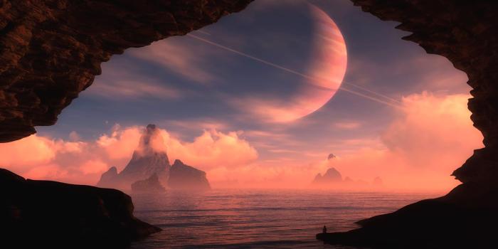 1920x1200 View from a cave wallpaper - Fantasy wallpapers - #19934