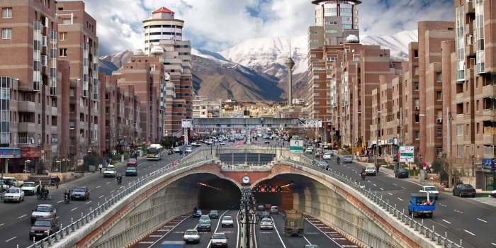 1920x1080 Download wallpaper 1920x1080 iran, tehran, road, building hd background