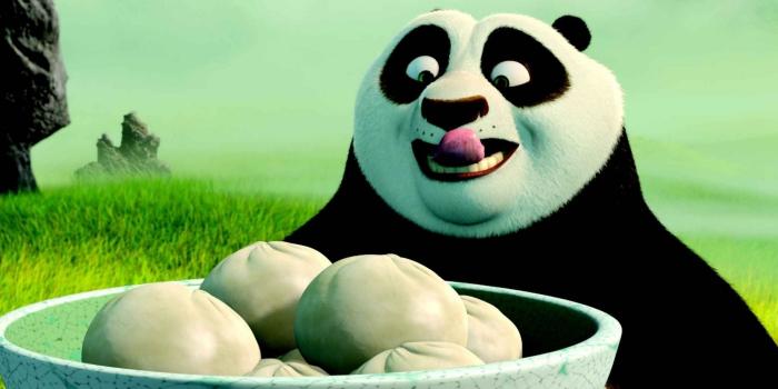 1920x1080 Po having dumplings - Kung Fu Panda wallpaper - Cartoon wallpapers