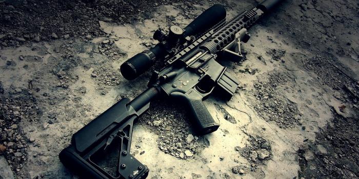 1920x1200 M4a1 Gun With Sniper HD wallpaper