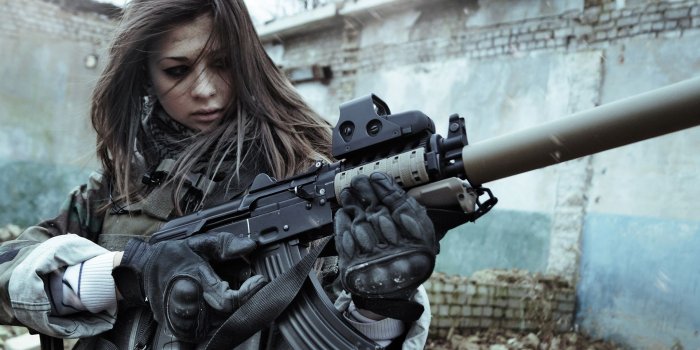 1920x1080 Girl with Gun Wallpaper - Imgur