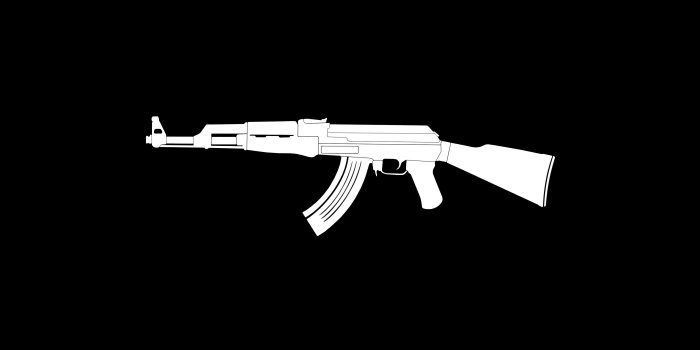 3840x2160 AK47 Gun Weapon Minimalism, HD Artist, 4k Wallpapers, Images