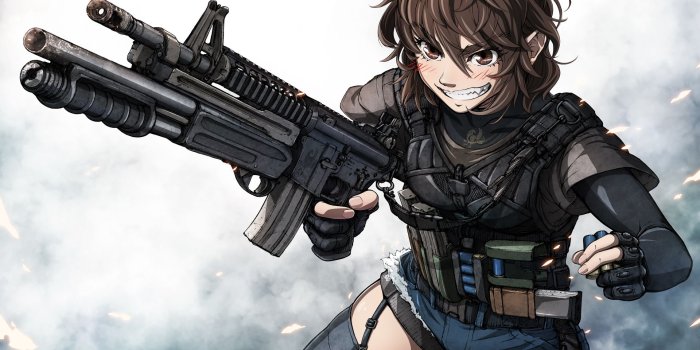 1920x1344 Anime Girl With Gun Wallpaper | 1920x1344 | ID:52505