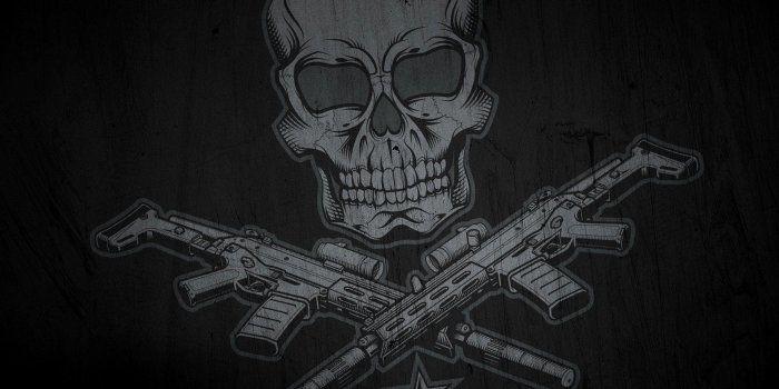 1920x1200 Skulls And Guns Wallpapers