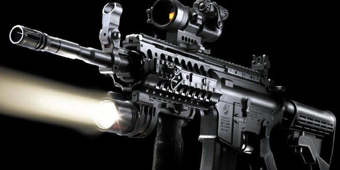 1024x768 Machine Gun Wallpaper 4 - 1024 X 768