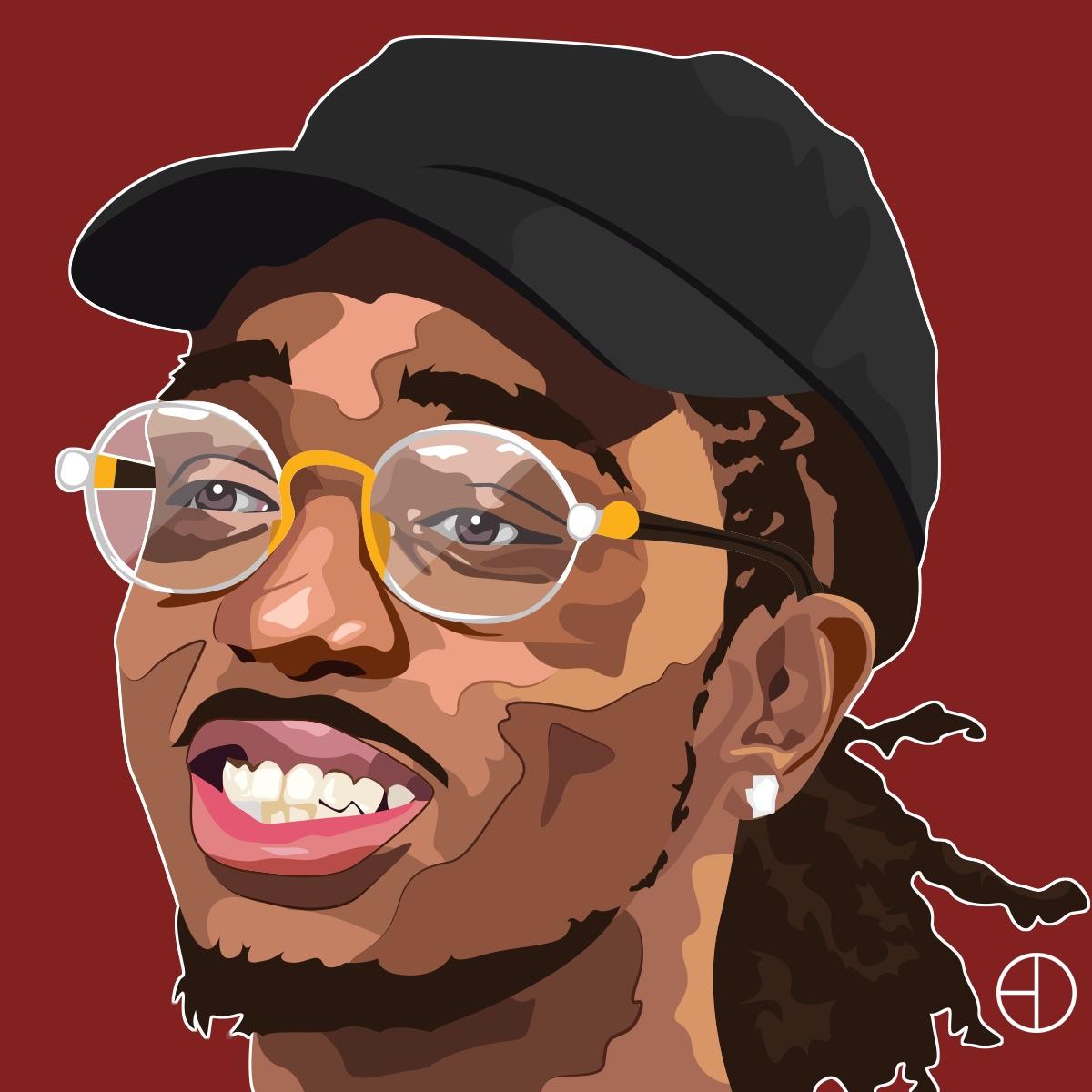1200x1200 Quavo Vector Art : HipHopImages