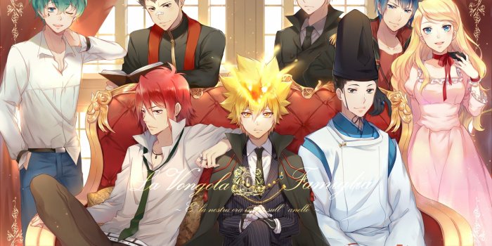 3840x2160 Download 3840x2160 Katekyo Hitman Reborn, Giotto, Ugetsu Asari, G