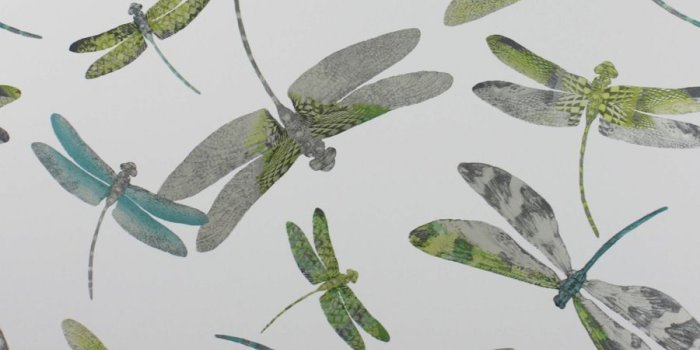 900x1000 Dragonfly Dance Wallpaper by Matthew Williamson | Jane Clayton