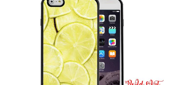 1200x1042 Amazon.com: iPhone 8 Plus CASE - Lime Lemons Wallpaper Fruit Summer