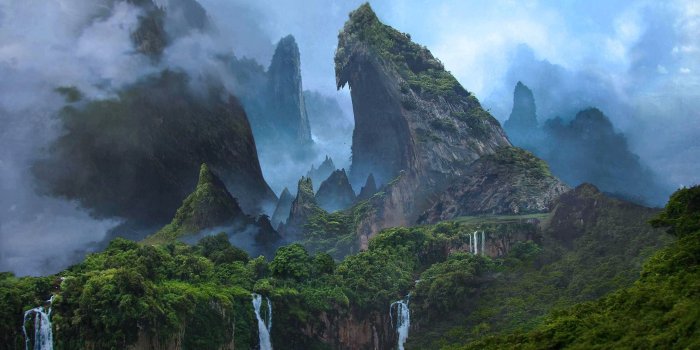 2500x1462 64+ Mountain Scenery Wallpapers on WallpaperPlay