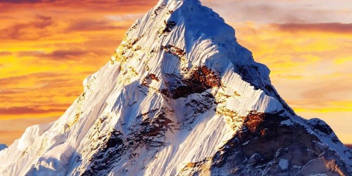 1080x1920 Alps Snow Mountain Sunset Clouds iPhone Wallpaper | phone background