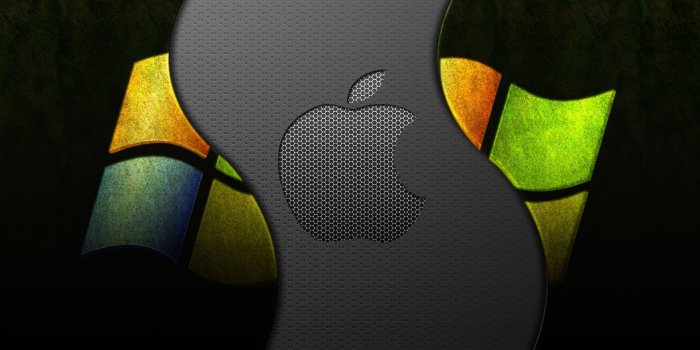 1920x1200 Apple vs Windows wallpaper - Computer wallpapers - #34702
