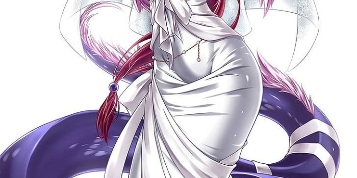 728x1294 HD wallpaper: woman anime character wallpaper, anime girls, cleavage