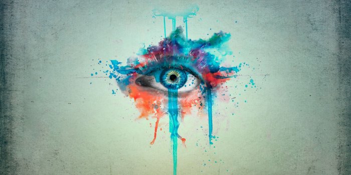 2560x1600 Eye Minimalistic Painting ❤ 4K HD Desktop Wallpaper for 4K Ultra HD