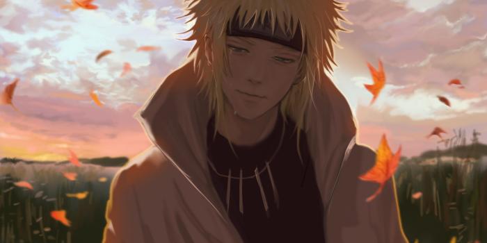 2994x1782 Download 2994x1782 Namikaze Minato, Tears, Leaves, Naruto, Semi