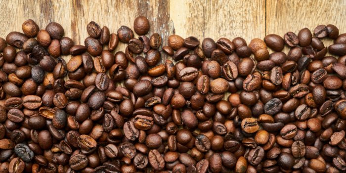 3840x2400 Download wallpaper 3840x2400 coffee beans, coffee, surface 4k ultra