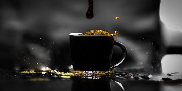 5368x3281 Macro Photography Of Spilled Coffee-filled Teacup - Free Stock Photo