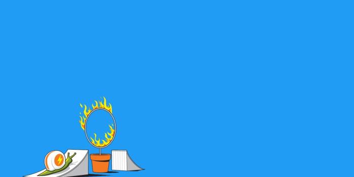 1440x900 Snail and ramp illustration, threadless, simple, minimalism, humor