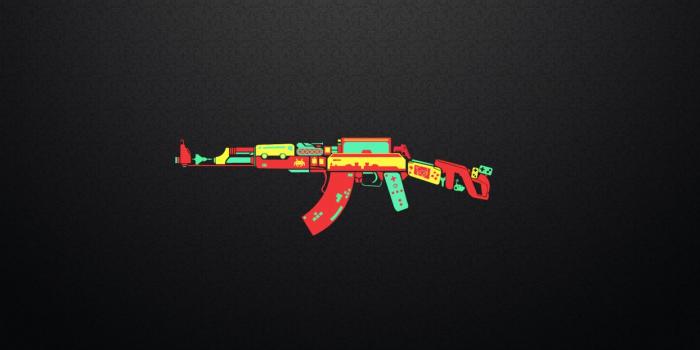 1244x700 AK-47 controller game weapon funny humor wallpaper | 1920x1080