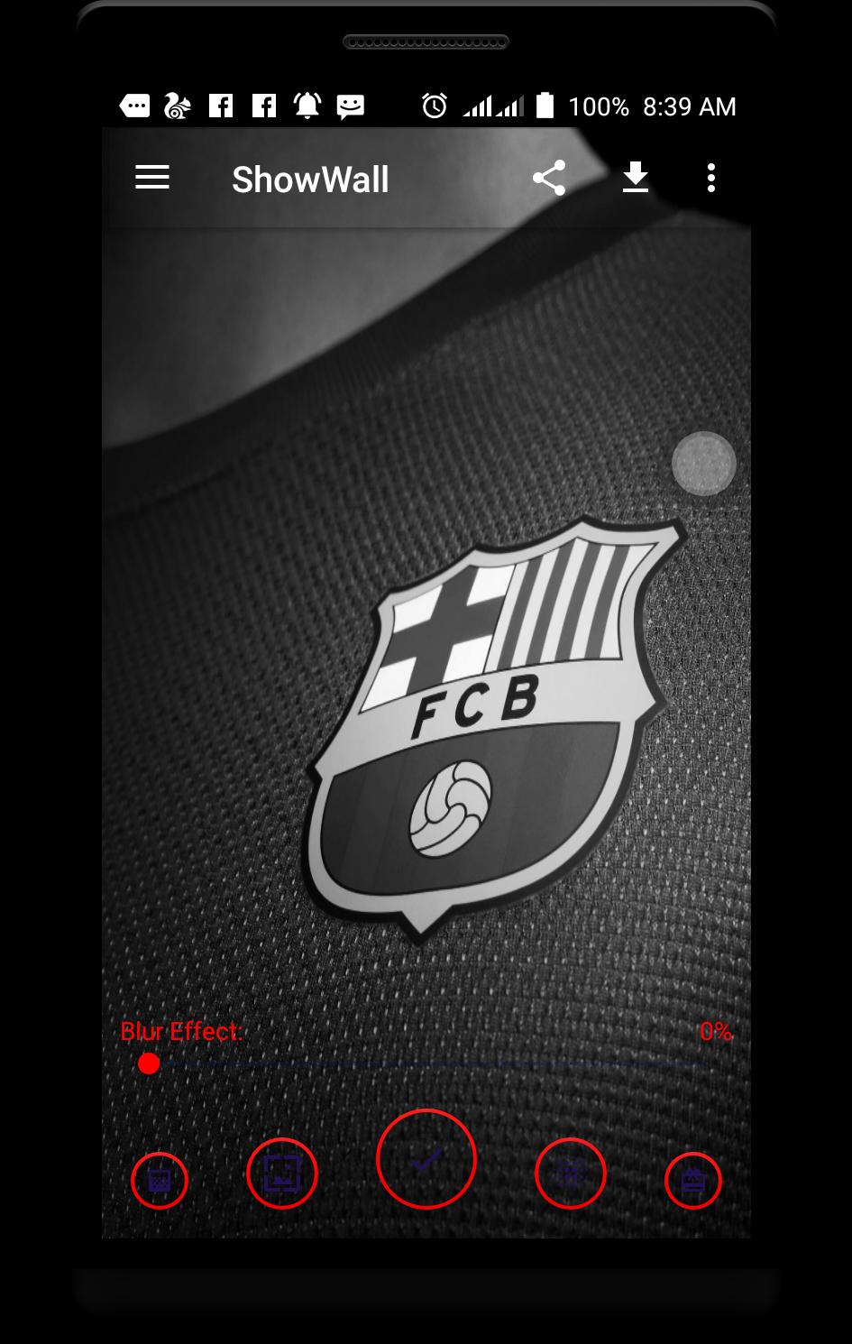 945x1490 Fc Barcelona Wallpaper: Blur it & Black&White it for Android - APK