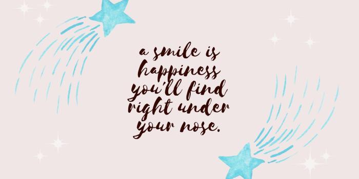 1920x1080 a smile is happiness under your nose desktop wallpaper - Off The Cusp