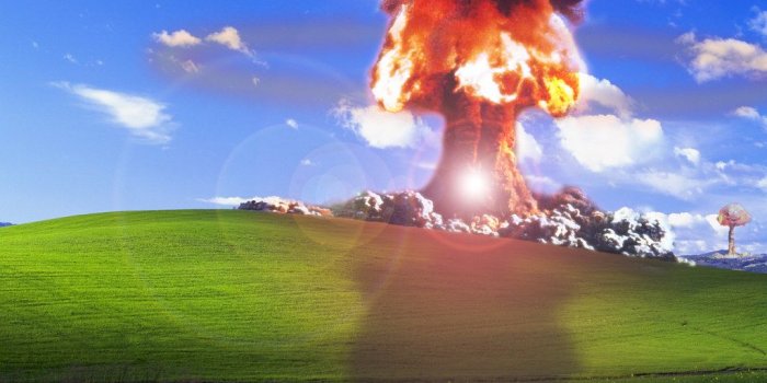 1024x824 Not Bliss Wallpaper | I cooked this up as a joke at work, an…