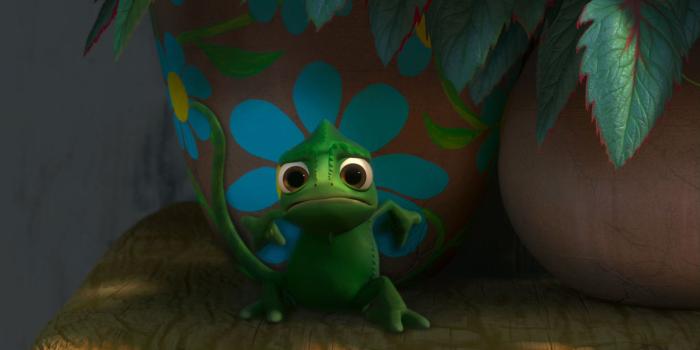 1920x1080 Pascal the Cute Chameleon from Disney's Tangled Desktop Wallpaper