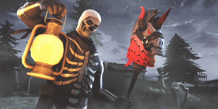 3200x1800 Skull Trooper Halloween Wallpaper (SFM) : FortNiteBR