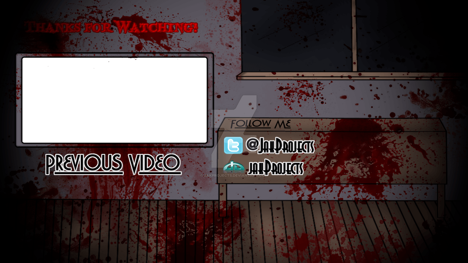 1600x900 Blood Room: YouTube Channel Outro by JakProjects
