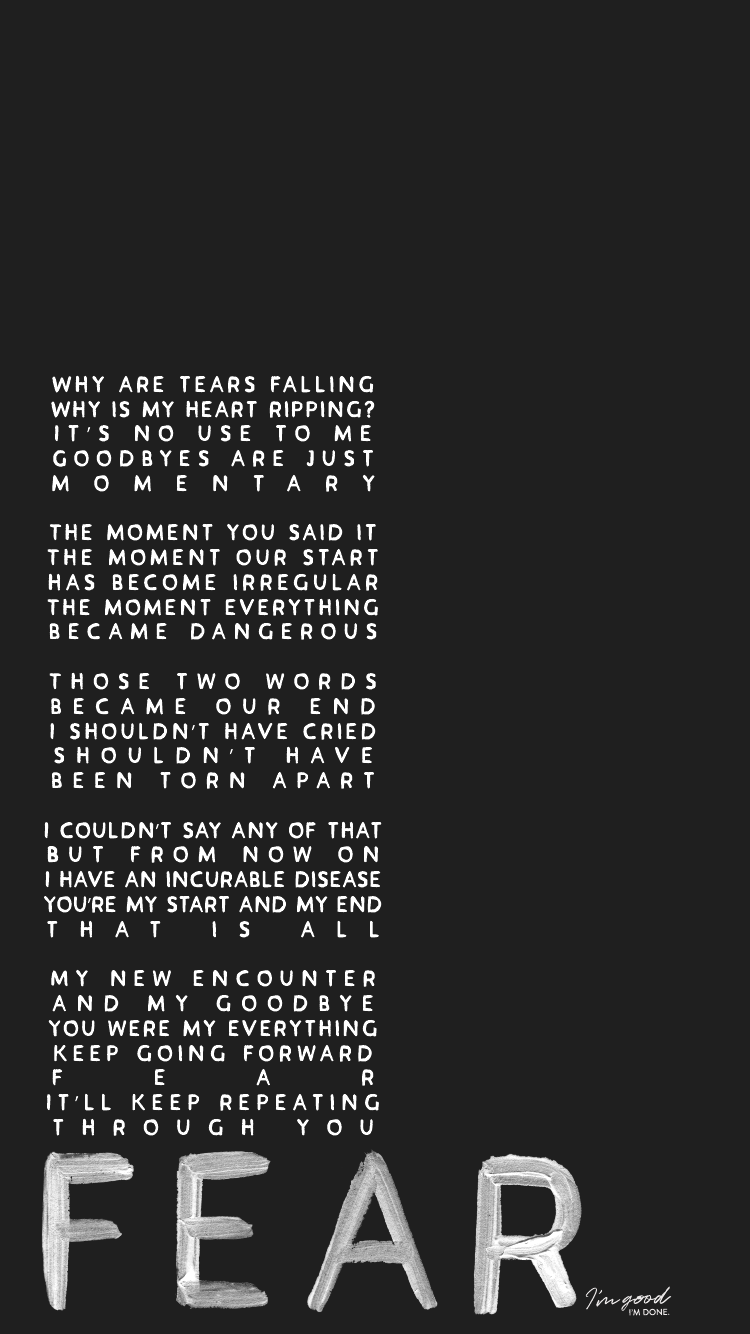 750x1334 BTS Outro: Tear (J-Hope) Lyric wallpaper lockscreen phone iPhone