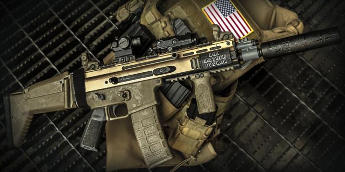 1280x720 Airsoft Media — Marq P. Custom Scar Airsoft Gun Wallpaper by...