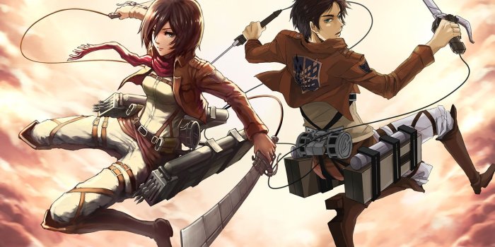 1500x1057 Attack On Titan Eren and Mikasa Wallpapers - Top Free Attack On
