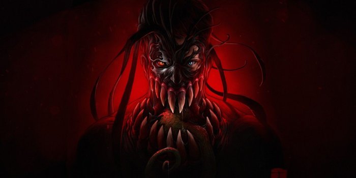 1332x850 Wallpaper Language, Monster, Teeth, Background, Fangs, Fantasy