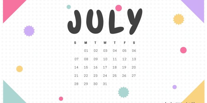 1920x1080 july 2019 calendar wallpaper | Calendar 2019 Wallpapers in 2019