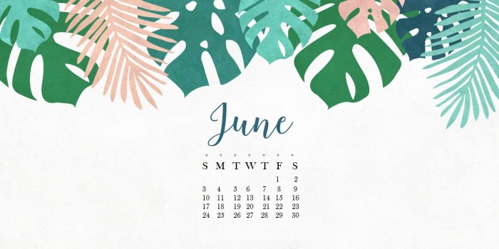 1366x768 Free June 2018 HD Calendar Wallpaper | Max Calendars