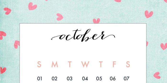 1350x2100 Desktop Wallpapers Calendar October 2018 (57+ images)