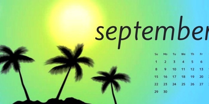 1520x699 September 2019 Desktop Calendar Wallpaper