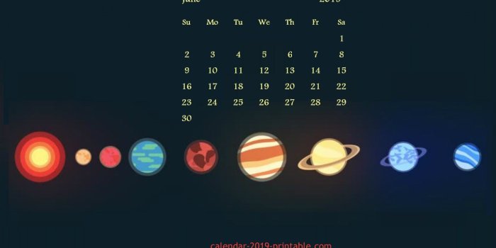1366x768 June 2019 Desktop Calendar Wallpaper - Free Printable Calendar