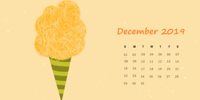 1920x1080 2019 Monthly HD Calendar Wallpaper | Calendar 2019