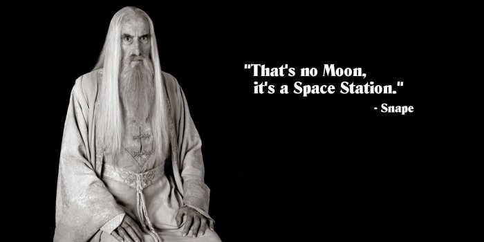1920x1080 That's no Moon, It's Space Station by Snape, humor, Saruman, Severus