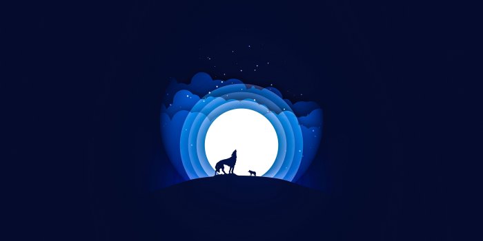 3840x2400 Download wallpaper 3840x2400 wolf, moon, howling, vector 4k ultra hd