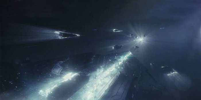 1920x1080 Star Wars: The Last Jedi - Lightspeed Crash Wallpaper [1920x1080