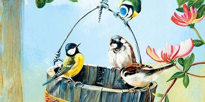 700x1462 Wishing Well - 1000pc Panoramic Jigsaw Puzzle by Sunsout (discon