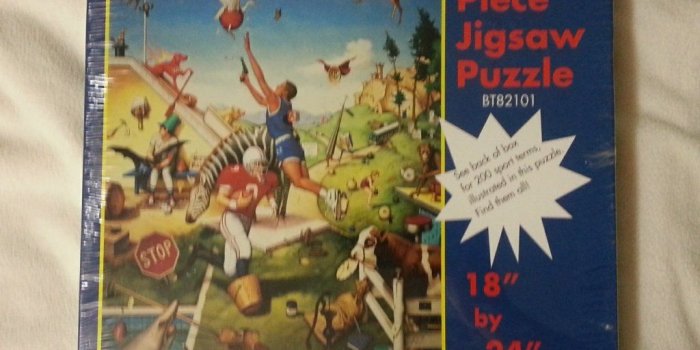 1024x768 Amazon.com: Sport Tease 500 Piece Puzzle by SunsOut: Toys & Games