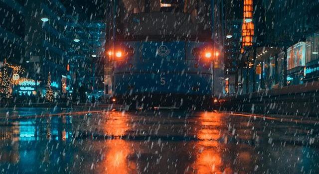 640x1385 low angle photography of bus on road iPhone X Free Download