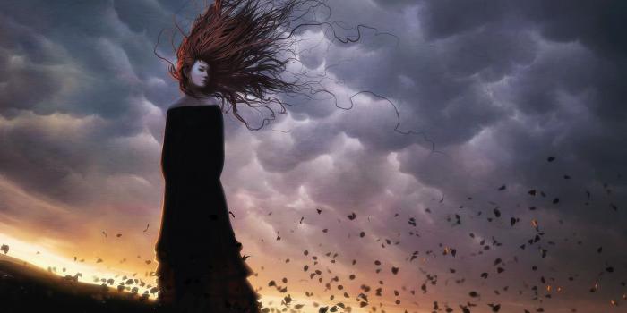 1600x1200 clouds, autumn, redheads, wind, Queen, realistic, low-angle shot