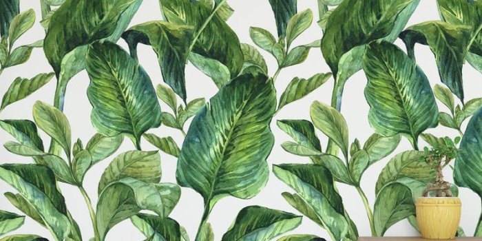 794x1059 Removable Wallpaper, Tropical Wallpaper, Tropical, Wallpaper, Jungle,  Leaves Wallpaper, Jungle Wall Decor, Jungle Wallcovering - A205