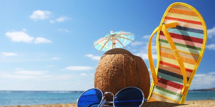 1332x850 Wallpaper beach, summer, coconut, vacation images for desktop