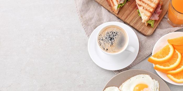 1280x913 Picture Fried egg Coffee Sandwich Breakfast Cup Food